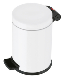 Hailo Tretabfallbehälter Solid S, 4 l, weiß