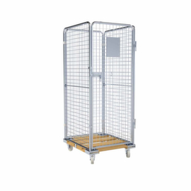 Rollbehälter rolltainer® ADB mit Tür, Traglast 500 kg, Länge x Breite 800 x 710 mm