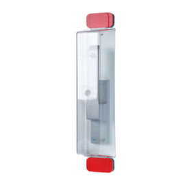 Fluchttürhauben-Set GfS Typ D2, 1 x Haube, 2 x Unterplatten grün, 6 x Oberplatten rot, 1 x Piktogramm
