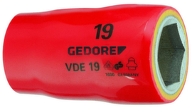 GEDORE VDE 19 30 VDE-Steckschlüsseleinsatz 1/2" 6-kant 30 mm
