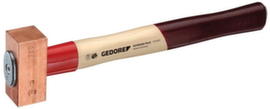 GEDORE 622 H-1500 Kupferhammer ROTBAND-PLUS 1500 g