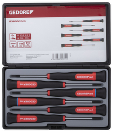 GEDORE RED R38005906 2K-Elektronikschraubendreher-Satz PH+SL 6-teilig