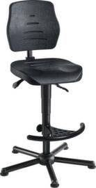 meychair Arbeitsdrehstuhl Workster Pro W15, Sitz PU-Schaum schwarz, mit Gleitern