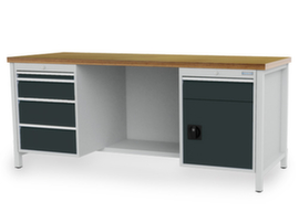 Bedrunka + Hirth Werkbank mit Rückwand