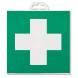 Hinweisschild aus Polystyrol