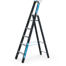 ZARGES Schwerlast-Sprossenstehleiter Z600 bis 250 kg belastbar