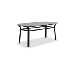 .mdd Beistelltisch Grace, Höhe x Breite x Tiefe 450 x 1000 x 500 mm, Platte RAL1013 perlweiß