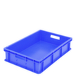 Euronorm-Stapelbehälter Classic, blau, Inhalt 25 l