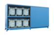 Lacont Gefahrstoff-Regalcontainer für maximal 12 KTC/IBC Standard 2 S