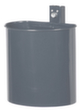 Abfallbehälter für Wand- oder Pfostenmontage, 20 l, DB703 anthrazit