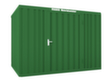 Säbu Lackierter Materialcontainer FLADAFI® mit Holzfußboden