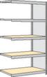 regalwerk Spanplatten-Steckregal mit Böden, Höhe x Breite x Tiefe 2000 x 1285 x 526 mm, 5 Böden