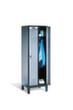 C+P Garderobenschrank Evolo mit 2 Abteilen - Türen mit Lochbild, Abteilbreite 300 mm