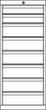 PAVOY Schubladenschrank Basis Plus, 8 Schublade(n) Technische Zeichnung 1 S