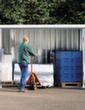 Säbu Verzinkter Materialcontainer FLADAFI® mit 2 Modulen Milieu 1 S