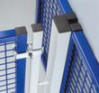 Eck-Aufsatzelement für Trennwandsystem, Breite 480 / 480 mm Detail 2 S