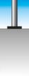 Edelstahl-Sperrpfosten, Höhe 900 mm, zum Aufdübeln Detail 2 S