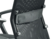 Mayer Sitzmöbel Drehsessel mit Netzrücken, Bezug Kunstleder, schwarz Detail 1 S