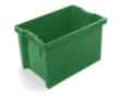 Drehstapelbehälter, grün, Inhalt 65 l