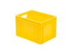 Lakape Euronorm-Stapelbehälter Favorit Wände + Boden geschlossen, gelb, Inhalt 24 l