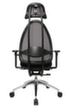 Topstar Bürodrehstuhl Open Base + Art OPEN ART 10 mit Kopfstütze, Netzrückenlehne, schwarz Standard 3 S