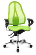 Topstar Bürodrehstuhl Sitness 15 mit Permanentkontakt-Mechanik, Netzrückenlehne, apfelgrün Standard 4 S