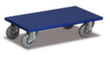 VARIOfit Transportroller Extra 100G mit rutschfester Ladefläche, Traglast 300 kg, TPE-Bereifung