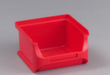 Allit Sichtlagerkasten ProfiPlus Box 1, rot, Tiefe 100 mm, Polypropylen