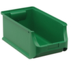 Allit Sichtlagerkasten ProfiPlus Box 4, grün, Tiefe 355 mm, Polypropylen