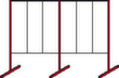 Kappes Loch-/Schlitzplatten-Trennwand RasterPlan® als Doppelfeld 180° Technische Zeichnung 1 S