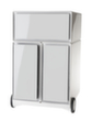 Paperflow Rollcontainer easyBox mit HR-Auszug, 1 Schublade(n), weiß/weiß