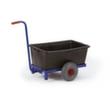 Rollcart Griffroller mit Kunststoffwanne, Traglast 150 kg, 2 Räder