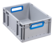 Allit Euronorm-Stapelbehälter Eco, grau/blau, Länge x Breite 400 x 300 mm