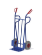 Rollcart Sackkarre mit Stützholmen, Traglast 250 kg, Luft-Bereifung