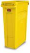 Rubbermaid Wertstoffsammler Slim Jim® mit Lüftungskanälen, 87 l, gelb