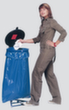 VAR Müllsackständer mit Fußpedal, für 120-Liter-Säcke, RAL5010 Enzianblau, Deckel schwarz Milieu 1 S