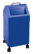 stumpf Feuerhemmender Wertstoffbehälter, 45 l, RAL5010 Enzianblau, Deckel RAL5010 Enzianblau Standard 2 S