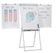 Franken Flipchart PRO Deluxe Standard mit 2 Papierhaltern, Höhe 1100 - 1880 mm