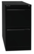 Bisley Hängeregistraturschrank, 2 Auszüge, schwarz/schwarz Standard 3 S