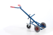 Rollcart Fasskarre mit Stützrad, Traglast 250 kg, Luft-Bereifung Standard 10 S