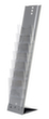 Paperflow Faltbarer Prospektständer PLIO, 7 Ablagen, Gestell grau Standard 2 S