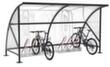WSM Rundbogen-Fahrradüberdachung Milieu 2 S