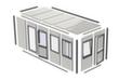 Dachelement SmartUnit für Selbstbauraum Technische Zeichnung 1 S