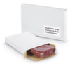 Flacher Versandkarton mit Selbstklebeverschluss in weiß, 1-wellig, 305 x 220 x 25 mm