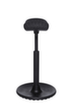 Topstar Sitz-/Stehhilfe Sitness H2 mit Skateboard-Sitz, Sitzhöhe 570 - 770 mm, Sitz schwarz Standard 3 S