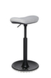 Topstar Sitz-/Stehhilfe Sitness H2 mit Skateboard-Sitz, Sitzhöhe 570 - 770 mm, Sitz grau Standard 3 S