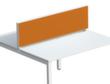 Paperflow Tischtrennwand, Höhe x Breite 330 x 1600 mm, Wand orange