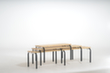 Sypro Stapelbare Sitzbank mit Holzleisten Milieu 1 S