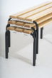 Sypro Stapelbare Sitzbank mit Holzleisten Detail 1 S