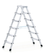 ZARGES Standard-Stufenleiter ein- oder beidseitig begehbar Standard 5 S